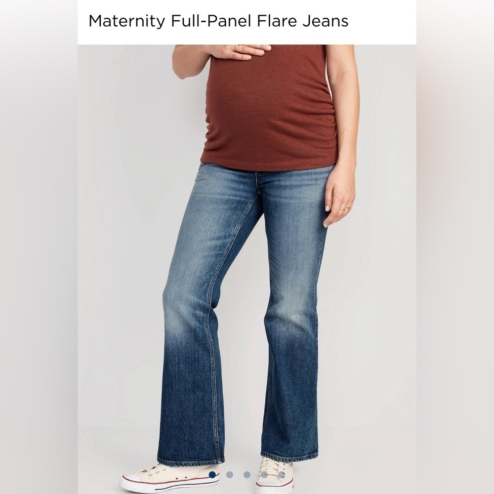 Old Navy Maternity Full Panel Flare Jeans Size 2 Short